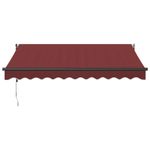 Casa si Gradina - Gradina si terasa - Umbrele si pavilioane - Umbrele - Copertina retractabila automat, visiniu, 300x250 cm - Infinity.ro