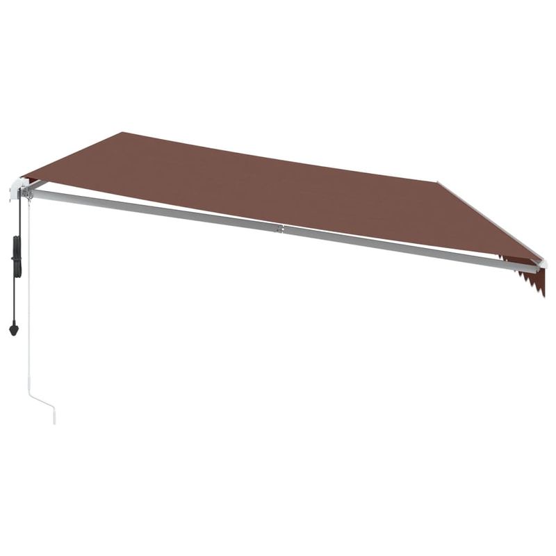 Casa si Gradina - Gradina si terasa - Umbrele si pavilioane - Umbrele - Copertina retractabila automat, maro, 600x300 cm - Infinity.ro