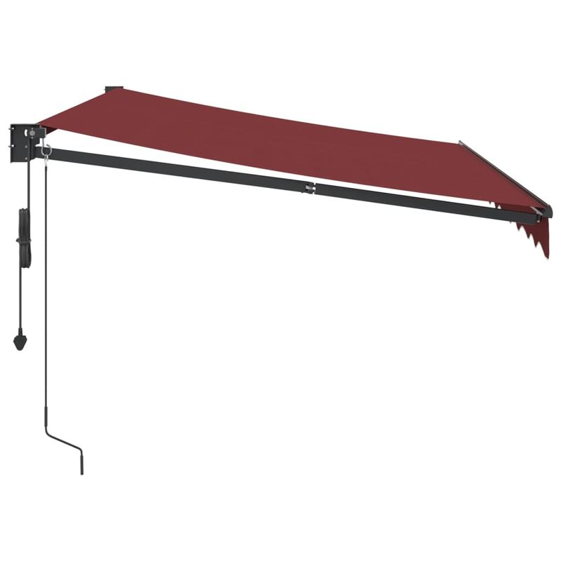 Casa si Gradina - Gradina si terasa - Umbrele si pavilioane - Umbrele - Copertina retractabila automat, visiniu, 300x250 cm - Infinity.ro