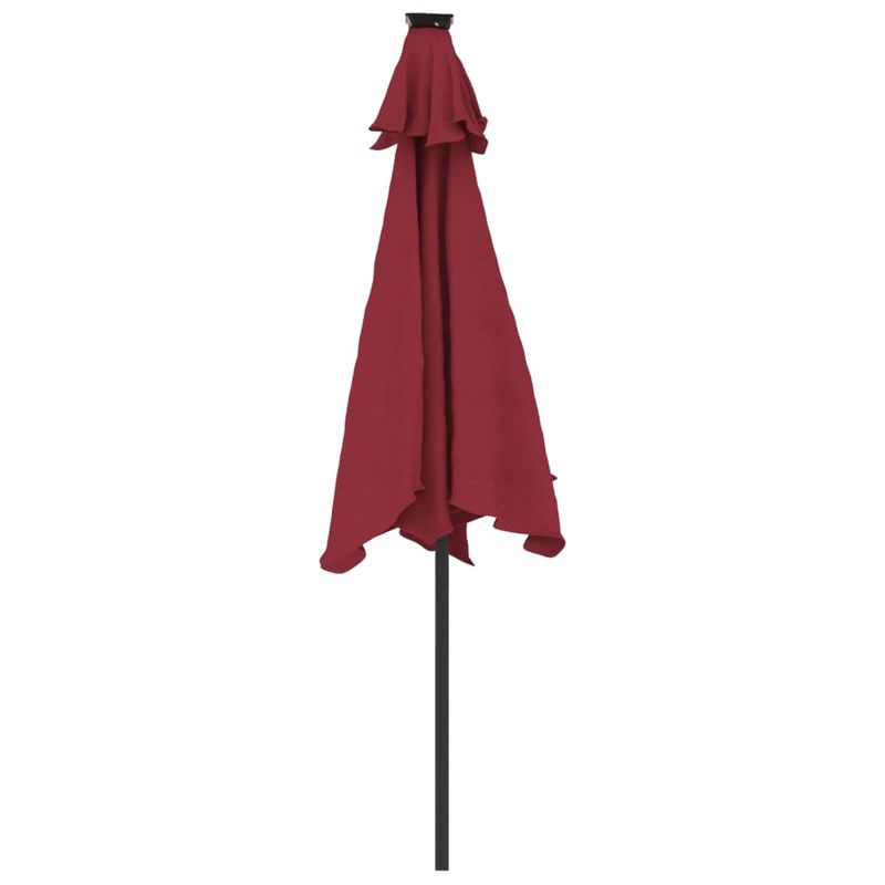 Casa si Gradina - Gradina si terasa - Umbrele si pavilioane - Umbrele - Umbrela soare gradina stalp din otel rosu bordo 225x225x212 cm - Infinity.ro