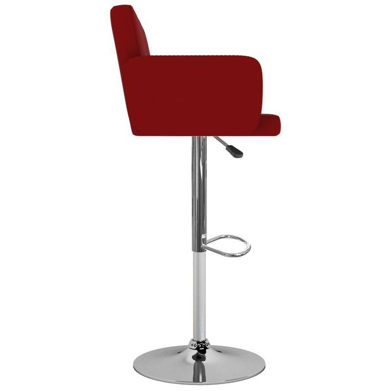 Casa si Gradina - Mobilier - Scaune si fotolii - Scaune - Scaune de bar, 2 buc., rosu vin, piele ecologica - Infinity.ro
