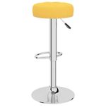 Casa si Gradina - Mobilier - Scaune si fotolii - Scaune - Scaune de bar, 2 buc., galben mustar, material textil - Infinity.ro