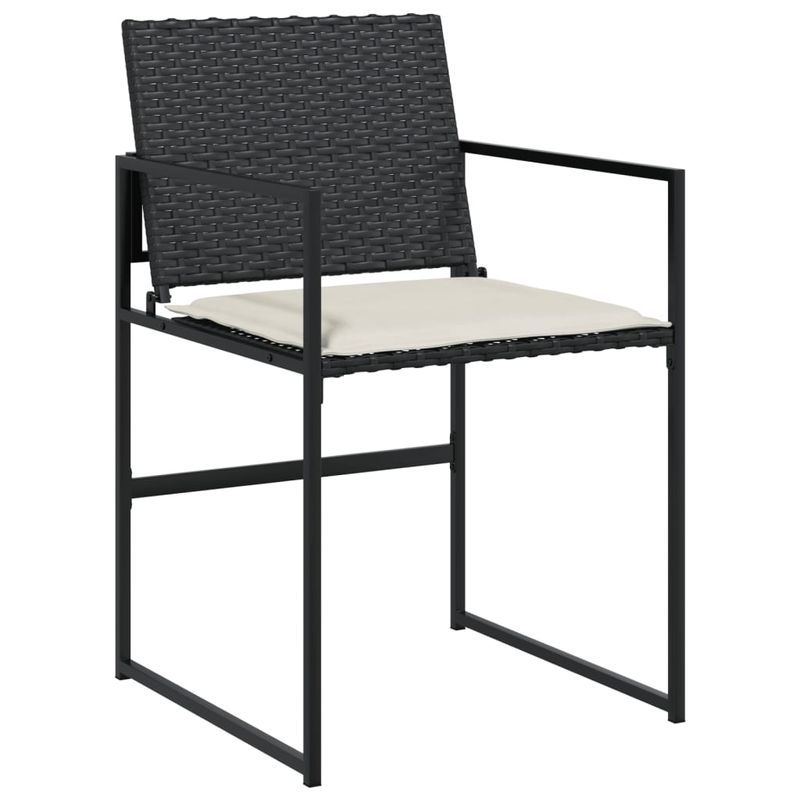 Casa si Gradina - Gradina si terasa - Mobilier exterior - Seturi mobila gradina - Set mobilier de gradina cu perne, 15 piese, negru, poliratan - Infinity.ro