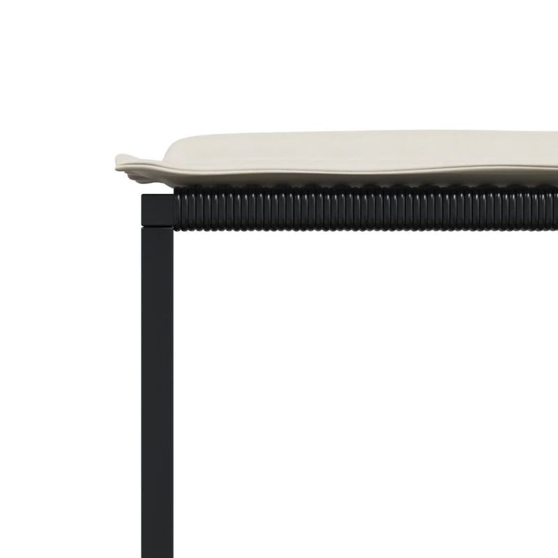 Casa si Gradina - Gradina si terasa - Mobilier exterior - Seturi mobila gradina - Set mobilier de exterior cu perne, 11 piese, negru, poliratan - Infinity.ro