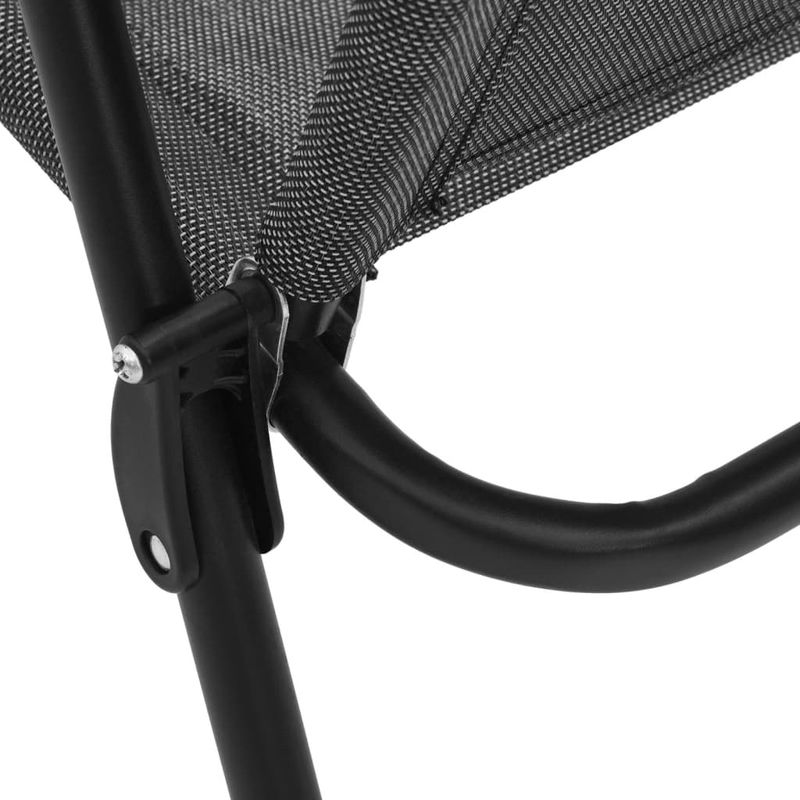 Casa si Gradina - Gradina si terasa - Mobilier exterior - Scaune si sezlonguri gradina - Scaune pliante de gradina, 4 buc., gri melange, otel/textilene - Infinity.ro