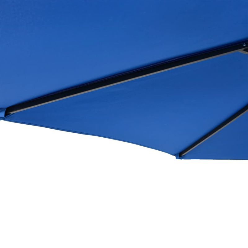 Casa si Gradina - Gradina si terasa - Umbrele si pavilioane - Umbrele - Umbrela soare de gradina stalp din otel albastru 225x225x212 cm - Infinity.ro