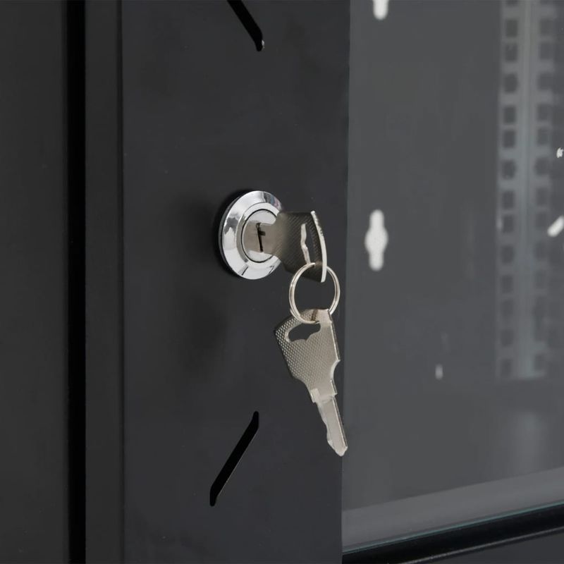 PC, gaming si accesorii - Componente PC - Componente - Hard Disk-uri - Dulap de server montat pe perete, 12U, 19" IP20, 53x40x60 cm, negru - Infinity.ro