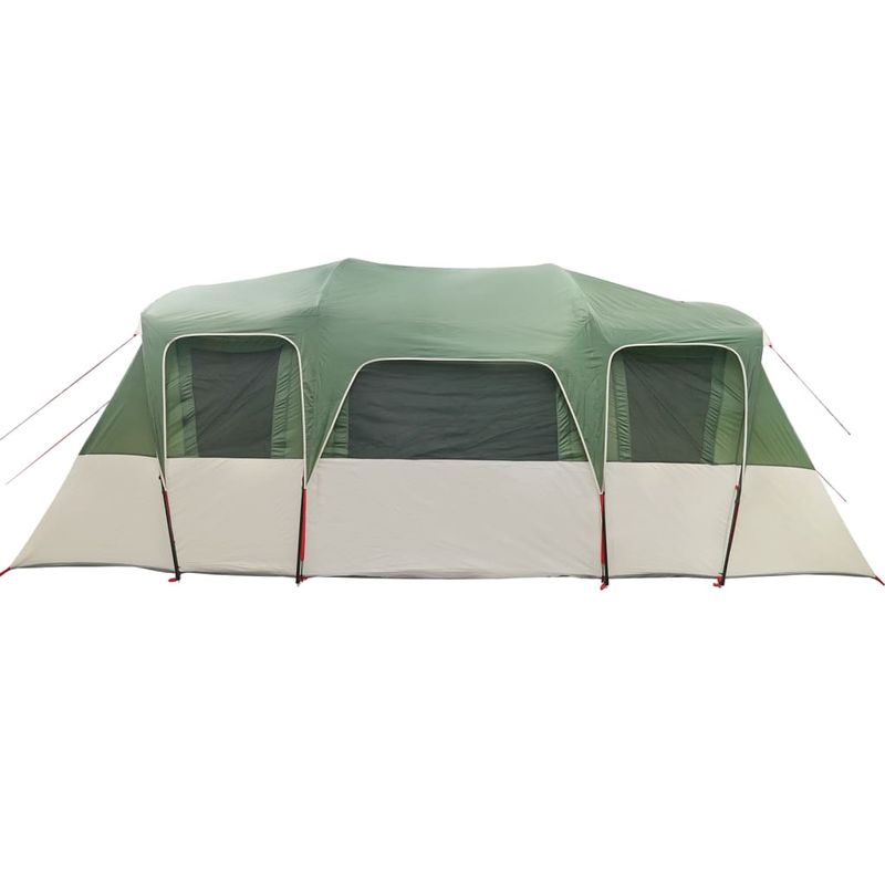 Sport si Outdoor - Camping - Corturi camping - Cort de familie tunel, 16 persoane, verde, impermeabil - Infinity.ro