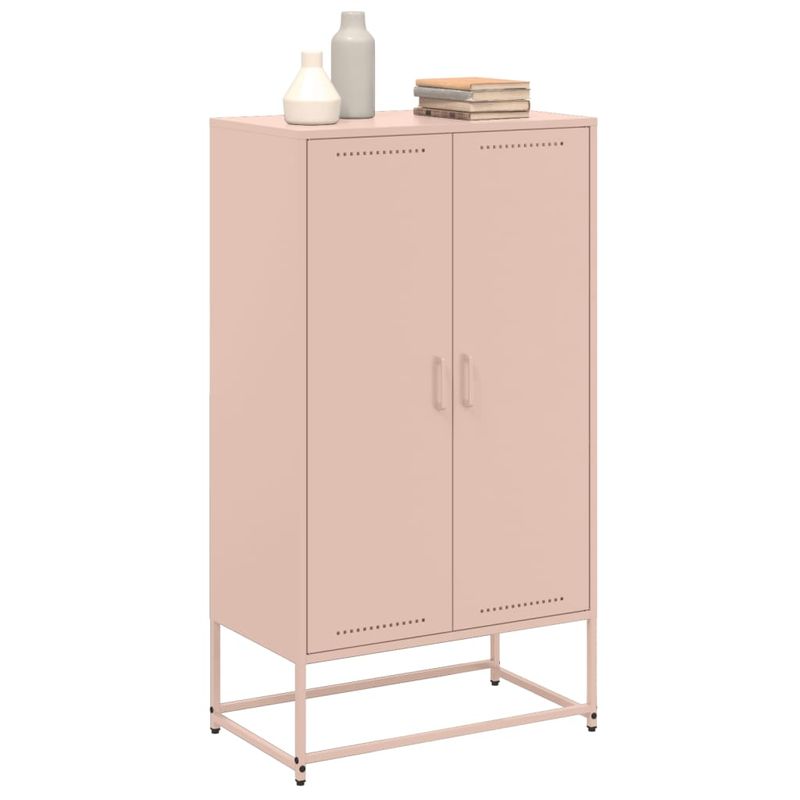 Casa si Gradina - Mobilier - Comode si corpuri - Corpuri bucatarie - Dulap inalt, roz, 68,5x38,5x123,5 cm, otel - Infinity.ro