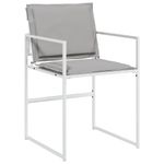 Casa si Gradina - Gradina si terasa - Mobilier exterior - Seturi mobila gradina - Set mobilier de gradina, 15 piese, cu perne, alb, textilena - Infinity.ro