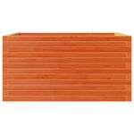 Casa si Gradina - Gradinarit si plante - Plante si ghivece - Ghivece si suporturi - Jardiniera de gradina, maro ceruit, 90x60x46 cm, lemn masiv pin - Infinity.ro