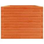 Casa si Gradina - Gradinarit si plante - Plante si ghivece - Ghivece si suporturi - Jardiniera de gradina, maro ceruit, 90x60x46 cm, lemn masiv pin - Infinity.ro