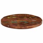 Casa si Gradina - Mobilier - Feronerie si accesorii mobila - Blat de masa rotund, diametru 90x2,5 cm, lemn masiv reciclat (natural) - Infinity.ro