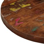 Casa si Gradina - Mobilier - Feronerie si accesorii mobila - Blat de masa rotund, diametru 90x2,5 cm, lemn masiv reciclat (natural) - Infinity.ro