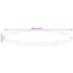 Casa si Gradina - Mobilier - Feronerie si accesorii mobila - Blat de masa rotund, diametru 90x2,5 cm, lemn masiv reciclat (natural) - Infinity.ro