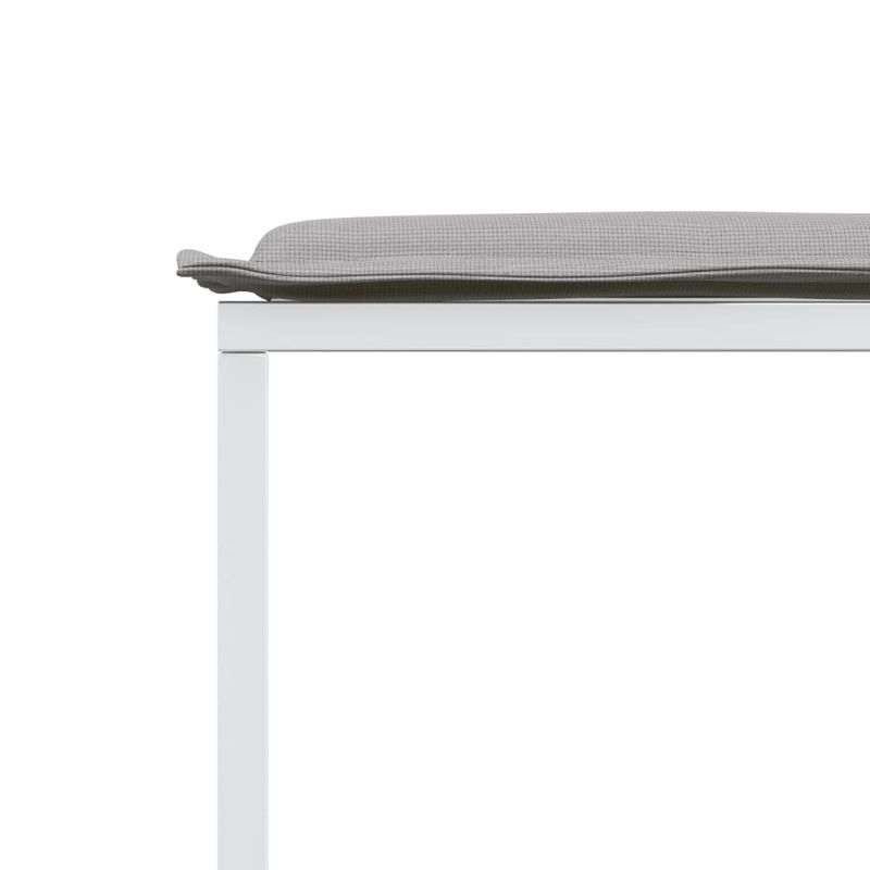 Casa si Gradina - Gradina si terasa - Mobilier exterior - Seturi mobila gradina - Set mobilier de gradina, 11 piese, cu perne, alb, textilena - Infinity.ro