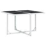 Casa si Gradina - Gradina si terasa - Mobilier exterior - Seturi mobila gradina - Set mobilier de gradina, 5 piese, cu perne, alb, textilena - Infinity.ro