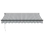 Casa si Gradina - Gradina si terasa - Umbrele si pavilioane - Pavilioane - Copertina retractabila automat, antracit/alb, 300x250 cm - Infinity.ro