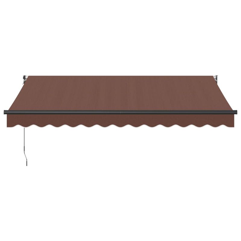Casa si Gradina - Gradina si terasa - Umbrele si pavilioane - Umbrele - Copertina retractabila manual, maro, 350x250 cm - Infinity.ro