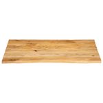 Casa si Gradina - Mobilier - Feronerie si accesorii mobila - Blat de masa contur organic 100x80x3,8 cm lemn masiv de mango, natural - Infinity.ro