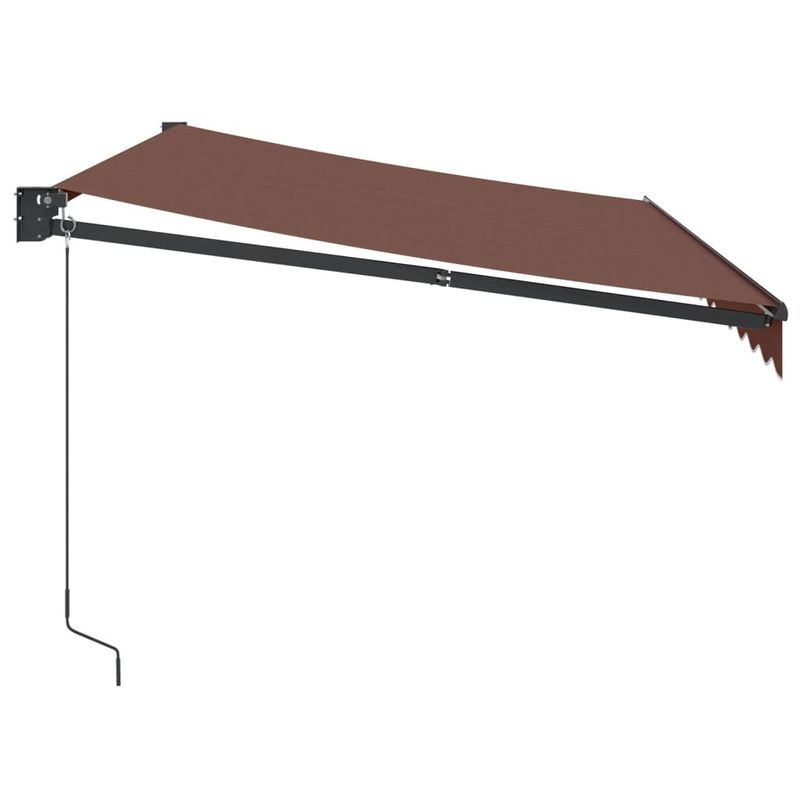 Casa si Gradina - Gradina si terasa - Umbrele si pavilioane - Umbrele - Copertina retractabila manual, maro, 350x250 cm - Infinity.ro