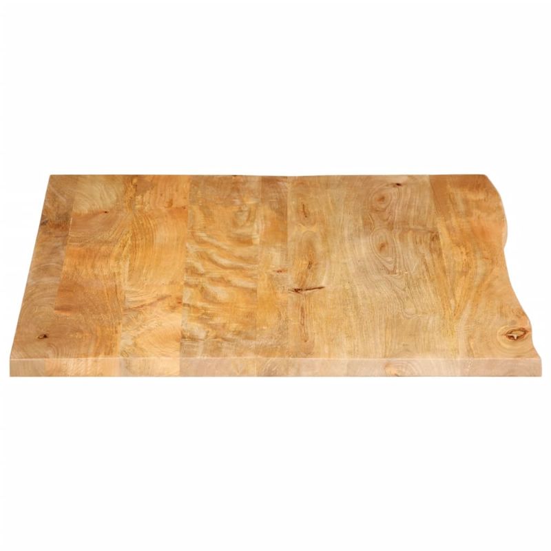 Casa si Gradina - Mobilier - Feronerie si accesorii mobila - Blat de masa contur organic 100x80x3,8 cm lemn masiv de mango, natural - Infinity.ro