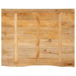 Casa si Gradina - Mobilier - Feronerie si accesorii mobila - Blat de masa contur organic 100x80x3,8 cm lemn masiv de mango, natural - Infinity.ro