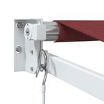 Casa si Gradina - Gradina si terasa - Umbrele si pavilioane - Pavilioane - Copertina retractabila manual, visiniu, 400x300 cm - Infinity.ro