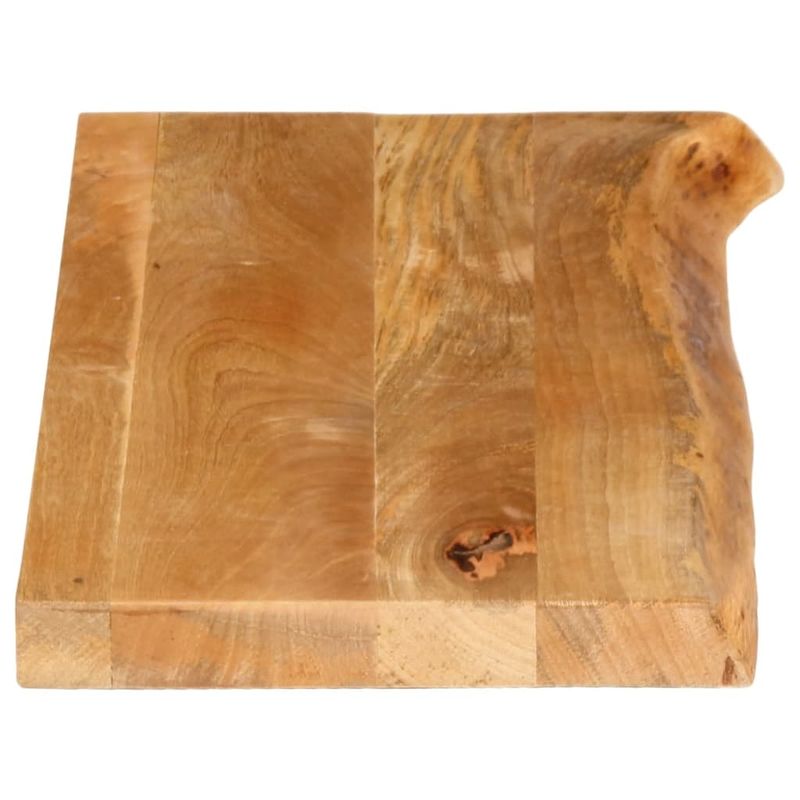 Casa si Gradina - Mobilier - Feronerie si accesorii mobila - Blat de masa contur organic 80x40x3,8 cm lemn masiv de mango, natural - Infinity.ro