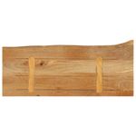 Casa si Gradina - Mobilier - Feronerie si accesorii mobila - Blat de masa contur organic 80x40x3,8 cm lemn masiv de mango, natural - Infinity.ro