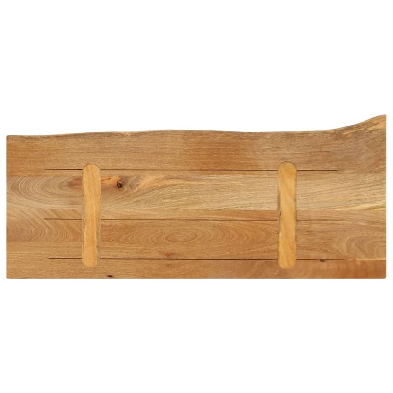Casa si Gradina - Mobilier - Feronerie si accesorii mobila - Blat de masa contur organic 80x40x3,8 cm lemn masiv de mango, natural - Infinity.ro