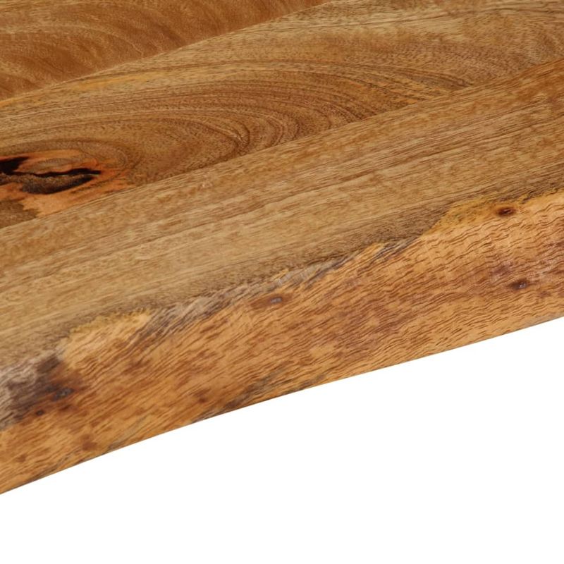 Casa si Gradina - Mobilier - Feronerie si accesorii mobila - Blat de masa contur organic 80x40x3,8 cm lemn masiv de mango, natural - Infinity.ro