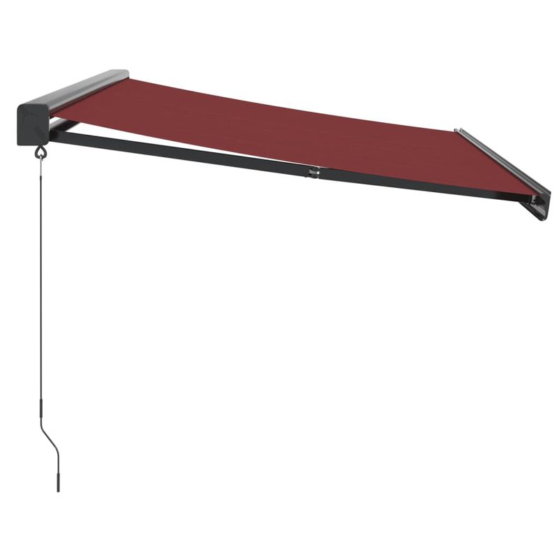 Casa si Gradina - Gradina si terasa - Umbrele si pavilioane - Umbrele - Copertina retractabila manual, visiniu, 350x250 cm - Infinity.ro