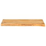 Casa si Gradina - Mobilier - Feronerie si accesorii mobila - Blat de masa contur organic 90x30x2,5 cm lemn masiv de mango, natural - Infinity.ro