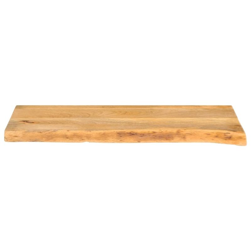 Casa si Gradina - Mobilier - Feronerie si accesorii mobila - Blat de masa contur organic 90x30x2,5 cm lemn masiv de mango, natural - Infinity.ro