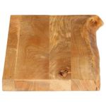Casa si Gradina - Mobilier - Feronerie si accesorii mobila - Blat de masa contur organic 90x30x2,5 cm lemn masiv de mango, natural - Infinity.ro