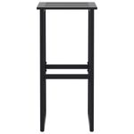 Casa si Gradina - Gradina si terasa - Mobilier exterior - Scaune si sezlonguri gradina - Scaune bar 4 buc. negru 38x38x80 cm otel vopsit electrostatic - Infinity.ro