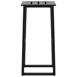 Casa si Gradina - Gradina si terasa - Mobilier exterior - Scaune si sezlonguri gradina - Scaune bar 4 buc. negru 38x38x80 cm otel vopsit electrostatic - Infinity.ro