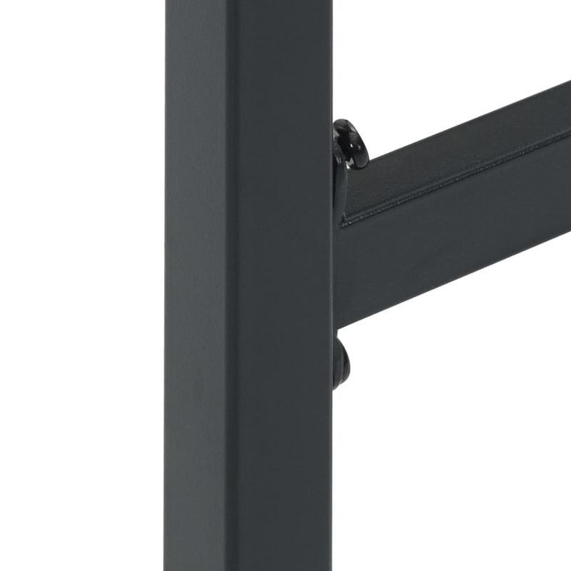 Casa si Gradina - Gradina si terasa - Mobilier exterior - Scaune si sezlonguri gradina - Scaune bar 4 buc. negru 38x38x80 cm otel vopsit electrostatic - Infinity.ro