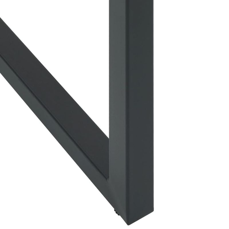 Casa si Gradina - Gradina si terasa - Mobilier exterior - Scaune si sezlonguri gradina - Scaune bar 4 buc. negru 38x38x80 cm otel vopsit electrostatic - Infinity.ro