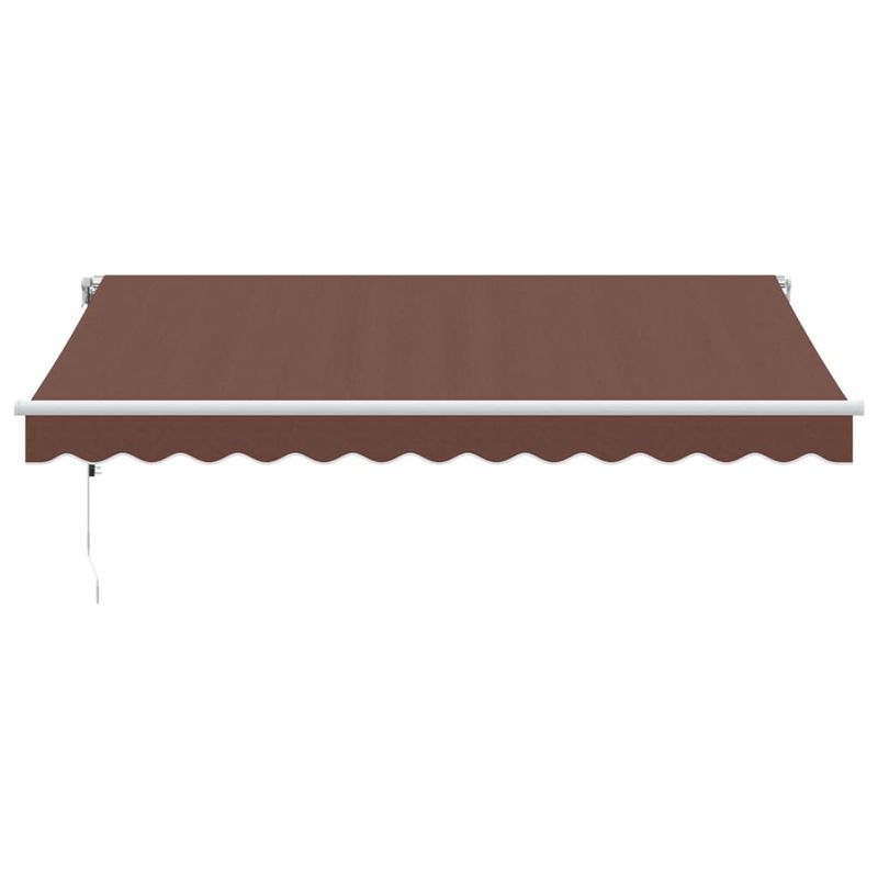 Casa si Gradina - Gradina si terasa - Umbrele si pavilioane - Umbrele - Copertina retractabila automat cu LED, maro, 350x250 cm - Infinity.ro