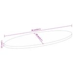 Casa si Gradina - Mobilier - Feronerie si accesorii mobila - Blat de masa oval, 90x40x2,5 cm, lemn masiv de mango - Infinity.ro