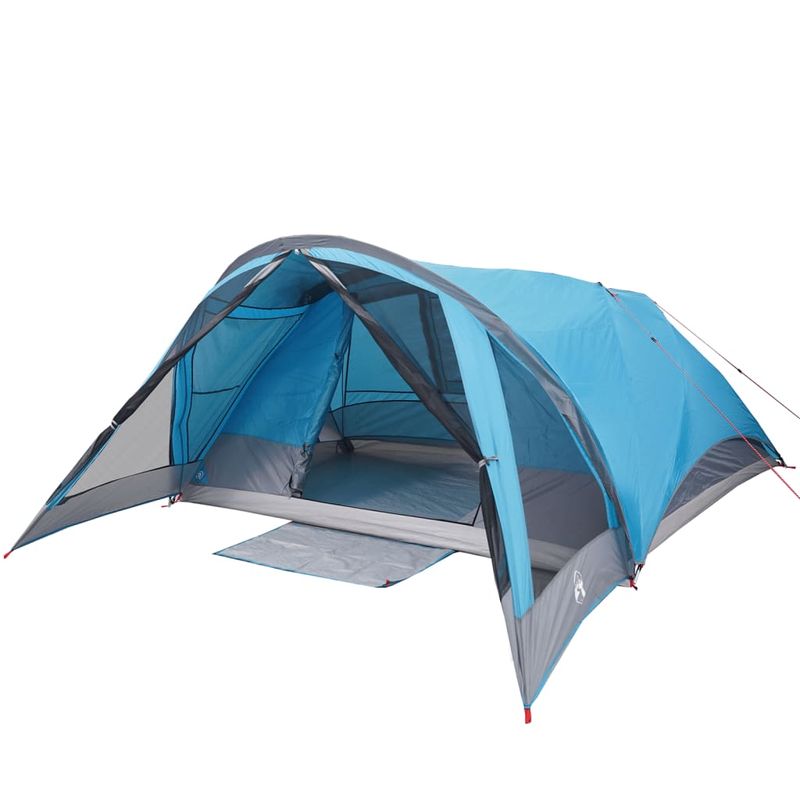 Sport si Outdoor - Camping - Corturi camping - Cort de familie pentru 6 persoane, albastru, impermeabil - Infinity.ro