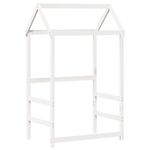 Casa si Gradina - Mobilier - Paturi si accesorii - Paturi - Pat de zi cu acoperis, alb, 80x200 cm, lemn masiv de pin - Infinity.ro