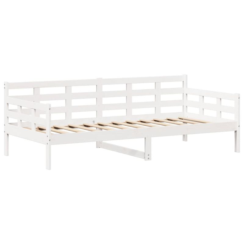 Casa si Gradina - Mobilier - Paturi si accesorii - Paturi - Pat de zi cu acoperis, alb, 80x200 cm, lemn masiv de pin - Infinity.ro