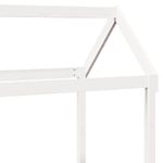 Casa si Gradina - Mobilier - Paturi si accesorii - Paturi - Pat de zi cu acoperis, alb, 80x200 cm, lemn masiv de pin - Infinity.ro