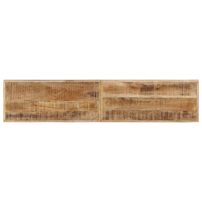 Casa si Gradina - Mobilier - Canapele si coltare - Banchete - Banca, 160 cm, lemn masiv de mango nefinisat si otel - Infinity.ro