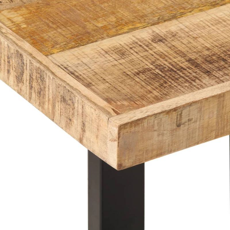 Casa si Gradina - Mobilier - Canapele si coltare - Banchete - Banca, 160 cm, lemn masiv de mango nefinisat si otel - Infinity.ro