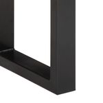 Casa si Gradina - Mobilier - Canapele si coltare - Banchete - Banca, 160 cm, lemn masiv de mango nefinisat si otel - Infinity.ro