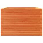 Casa si Gradina - Gradinarit si plante - Plante si ghivece - Ghivece si suporturi - Jardiniera de gradina, maro ceruit, 70x70x46 cm, lemn masiv pin - Infinity.ro